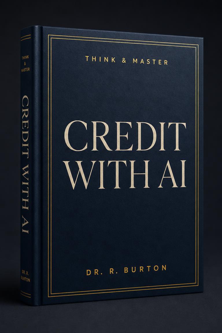 Cover of Think & Master Credit With AI, Personal and Business by Dr. R. Burton